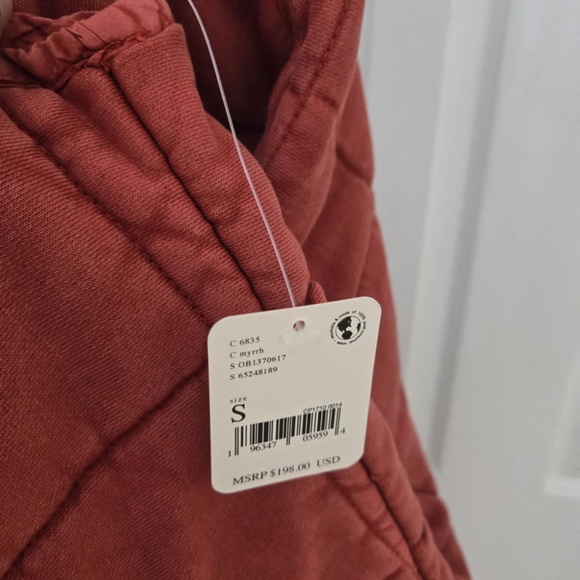 NWT DOLMAN QUILTED KNIT JACKET IN RARE COLOR MYRRH 100% COTTON WOMEN SIZE SMALL - Picture 4 of 13